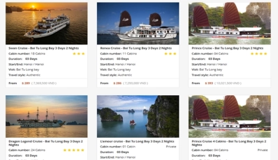 How to book cruise in Bai Tu Long bay