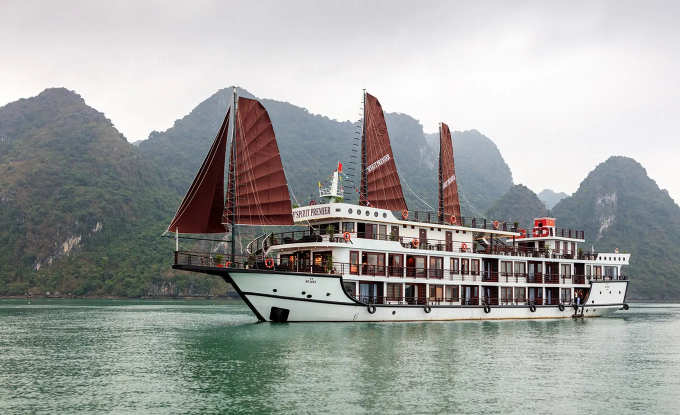 V'spirit Premier Kreuzfahrt - Lan Ha Bucht 2 Tage 1 Nacht